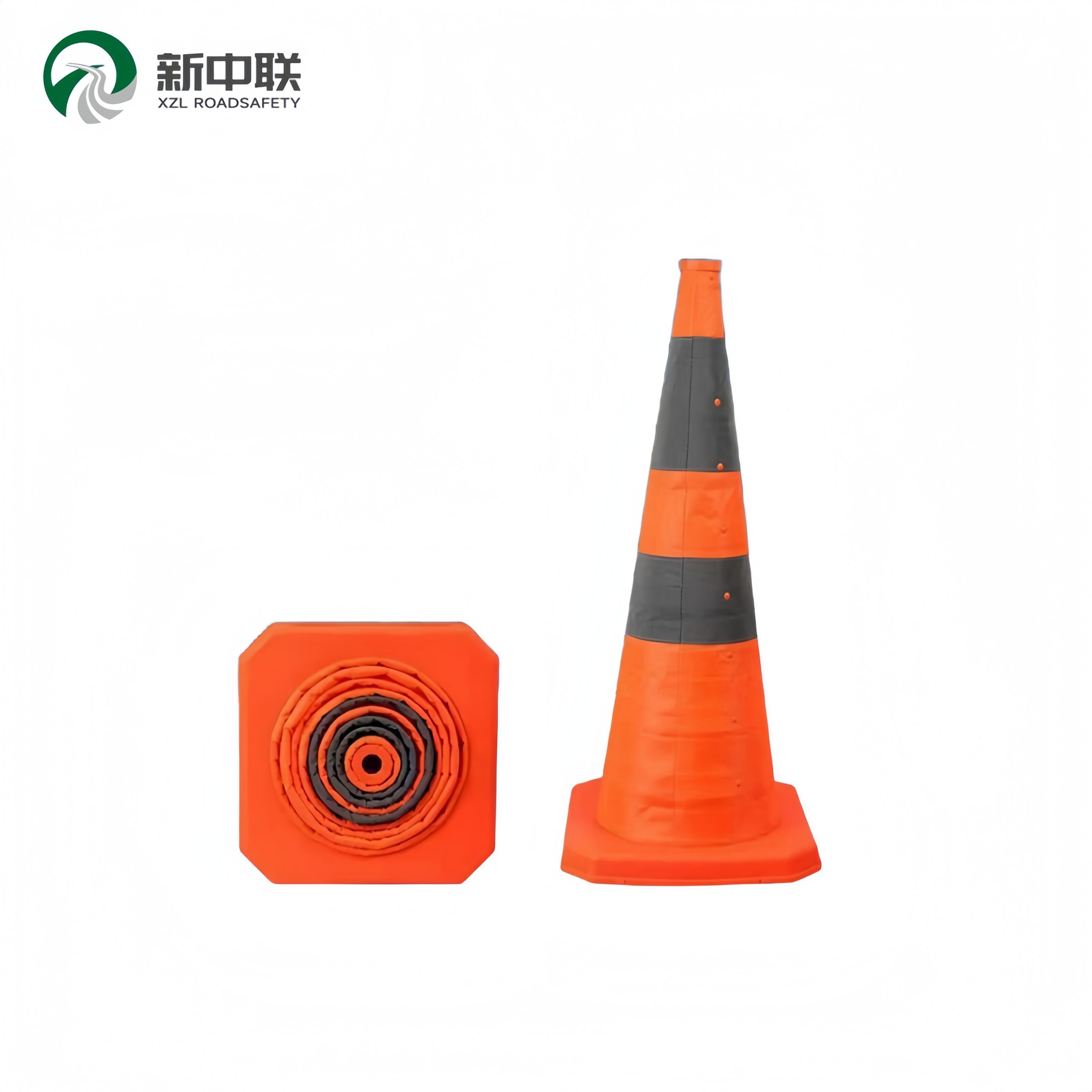 Foldable High Visibility Reflective Traffic Cone