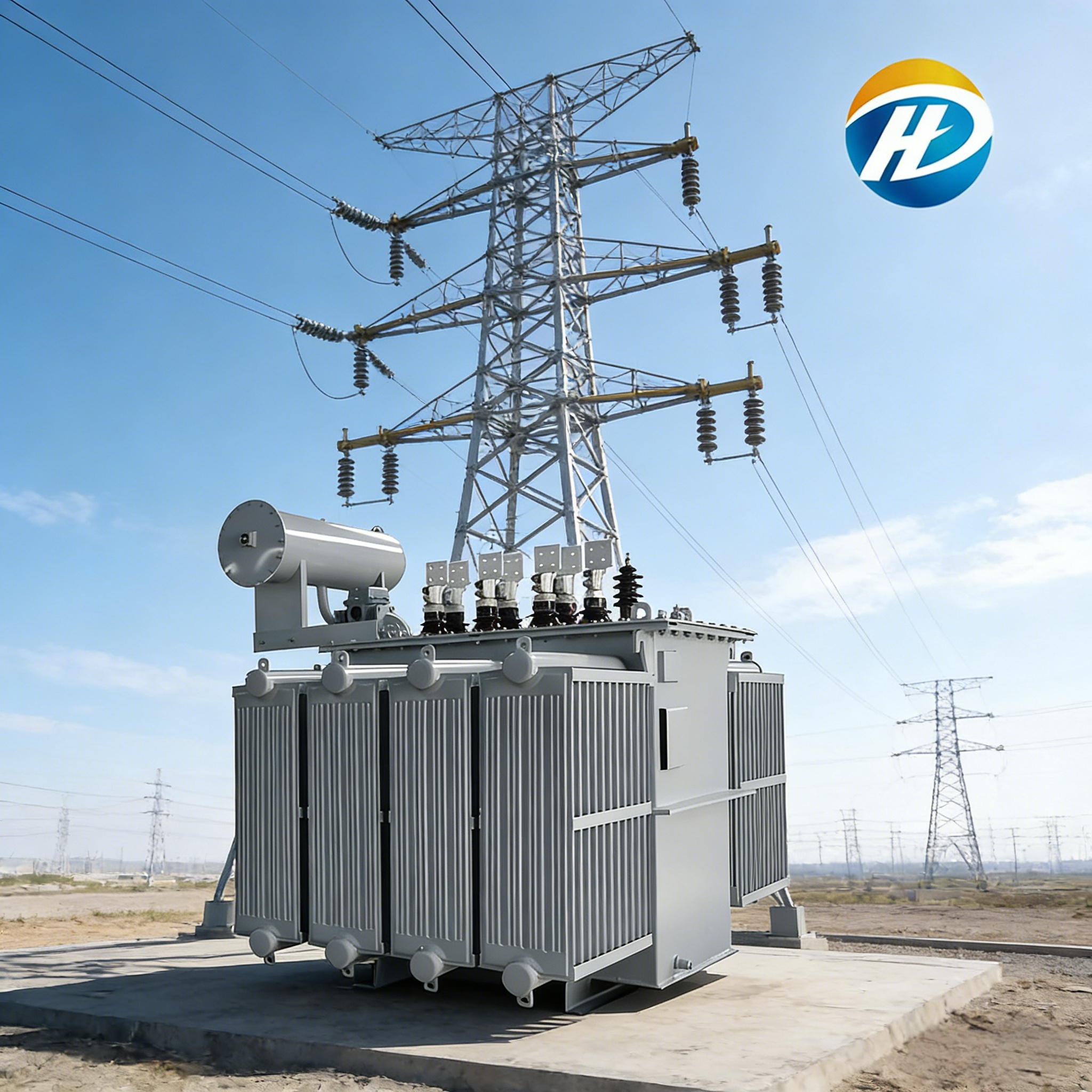 2500kVA 20kV/0.4kV Corrugated Power Transformer for Renewable Energy Stations