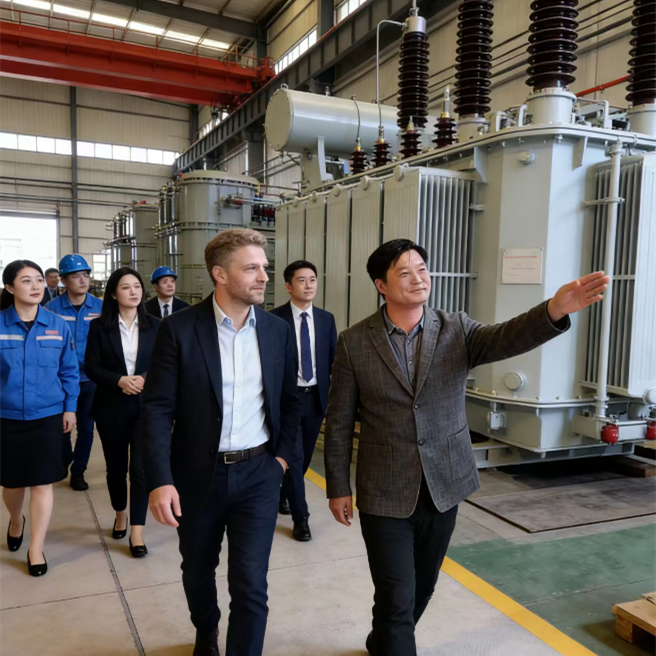 Foreign Customers Visit Our Factory: Witness the Strength of Power Equipment and Reach Strategic Cooperation