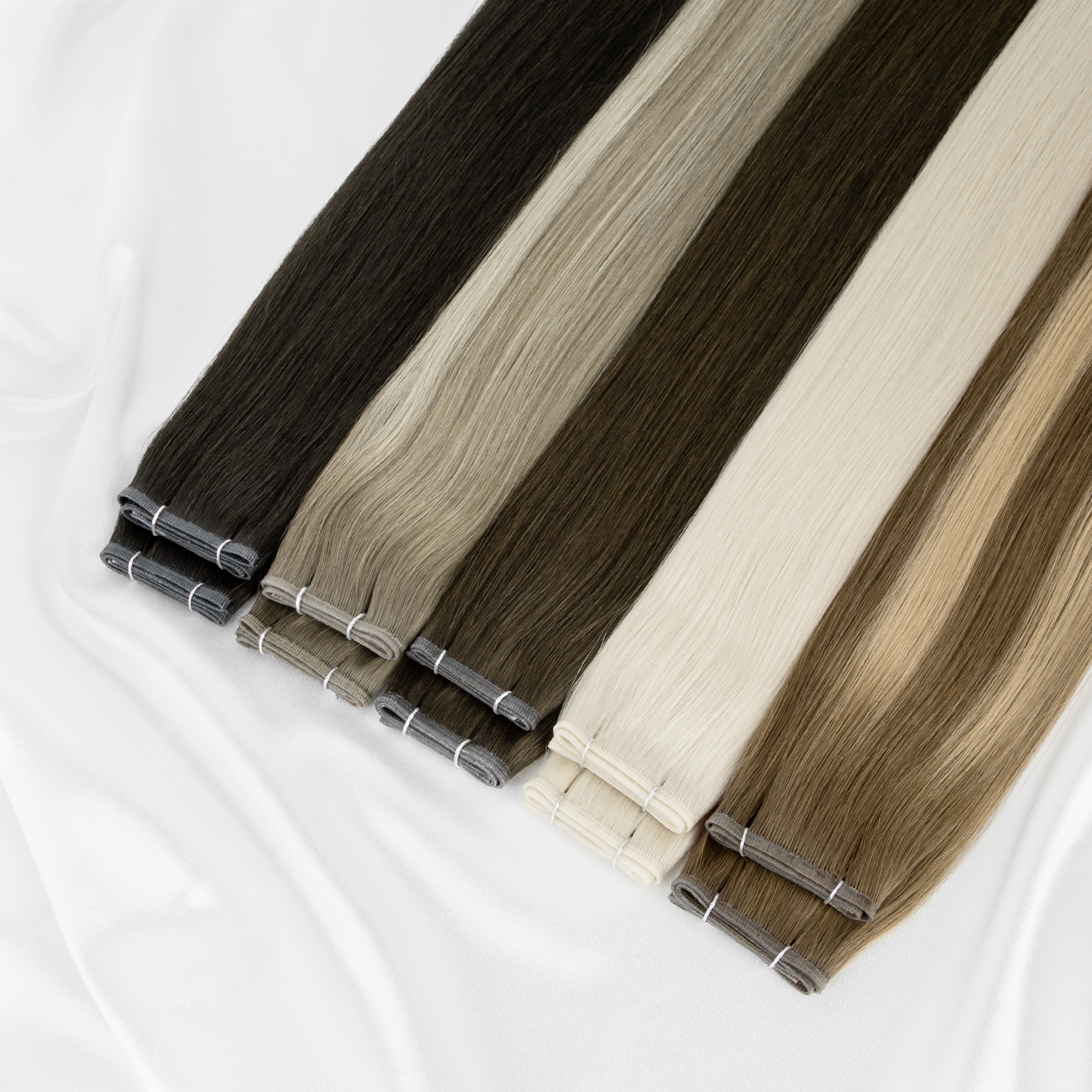 What weft extensions are lightweight and comfortable for long-term wear?