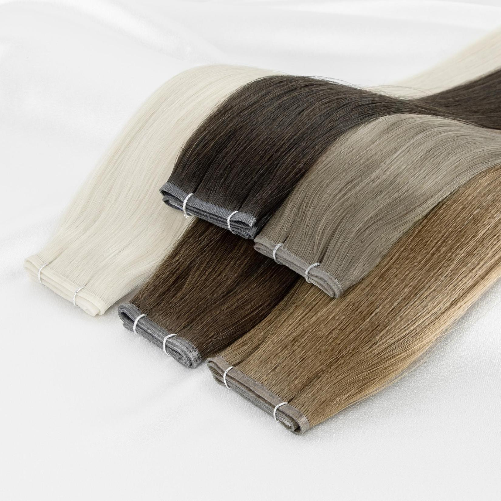 What advantages does genius weft have over traditional hair wefts?