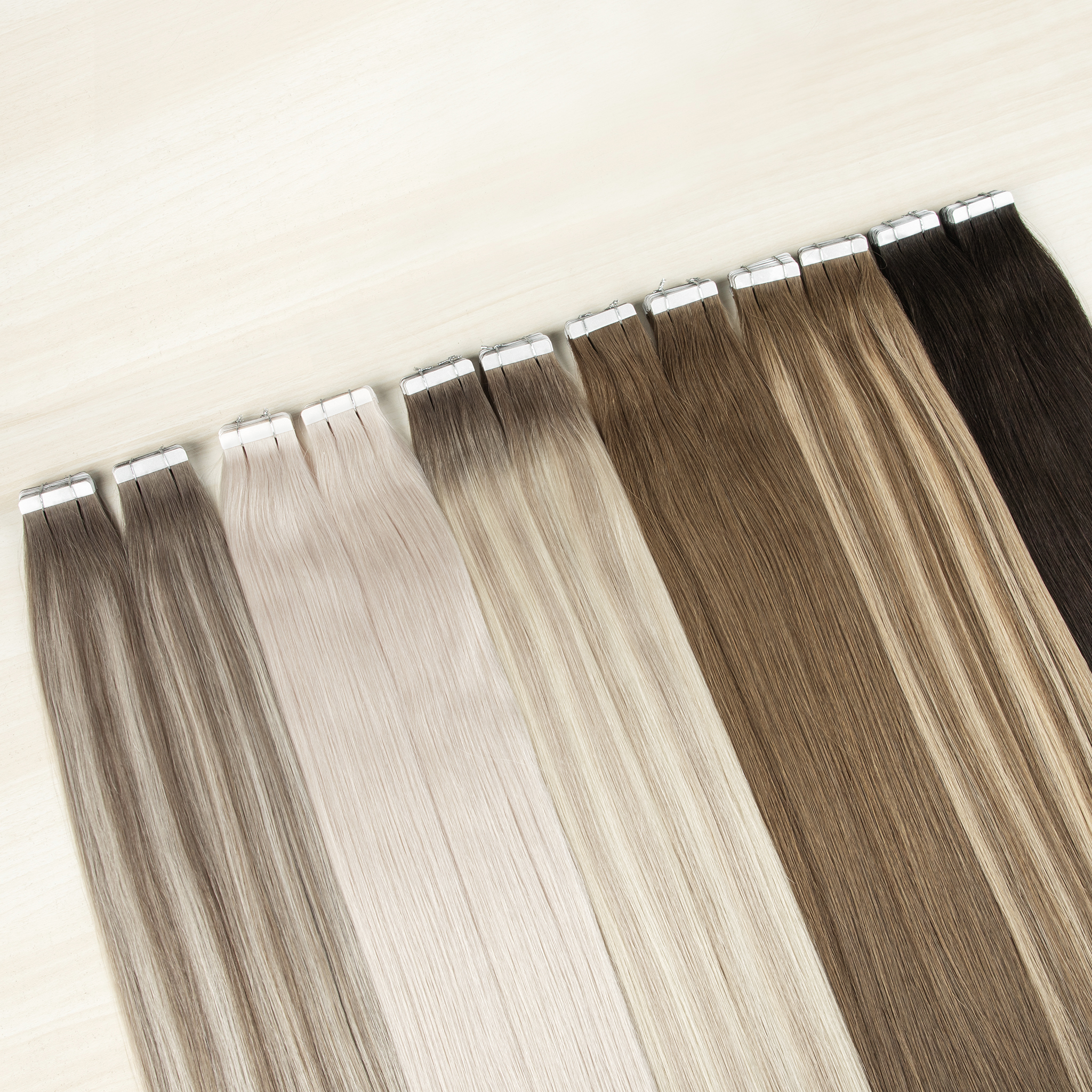 How does tape hair ensure seamless styling without damaging natural hair?