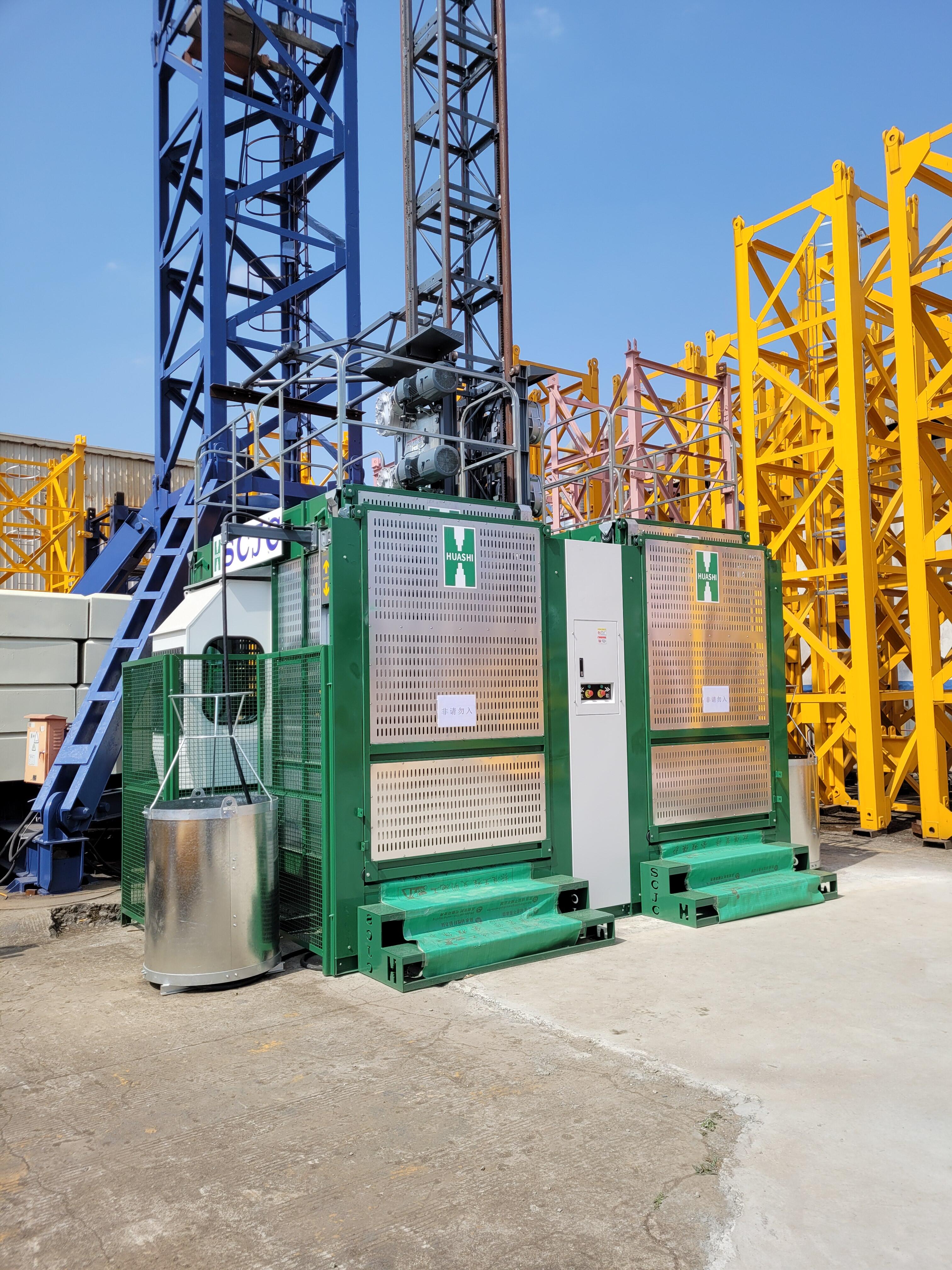 High Performance SC200/200QS1 Construction Hoist for Building Facade and Elevator Shaft Construction for Sale at Low Price