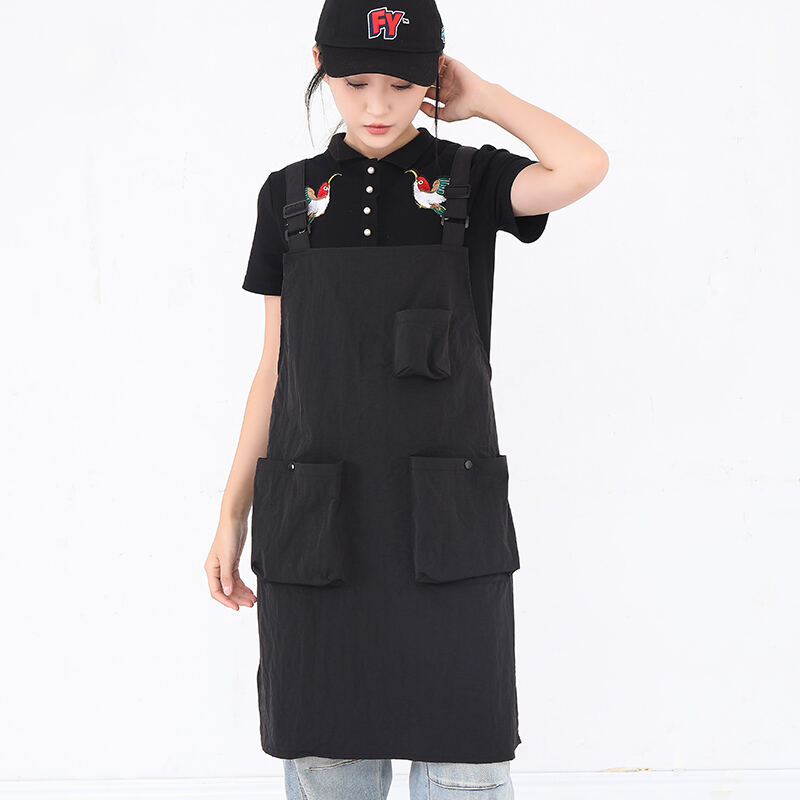  Wholesale Custom Printed Logo Waterproof Work Clothes Aprons for Household and Kitchen Advertising