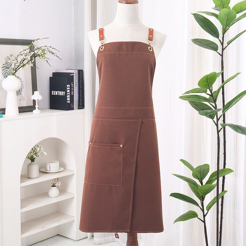 Custom Print Kitchen Cook Apron Chef Sublimation Waterproof Logo Adult Canvas Apron