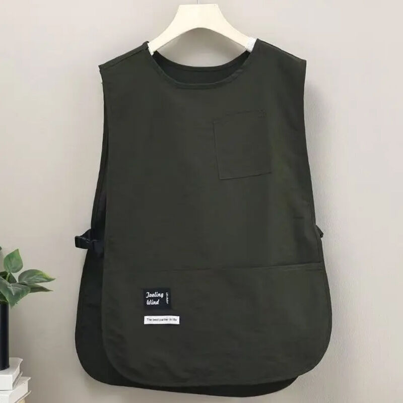 Cleaning Aprons Custom Unisex Women Vest Plus Size Double Sided Cobbler Vest Apron With Logo for Barista and Barbershop
