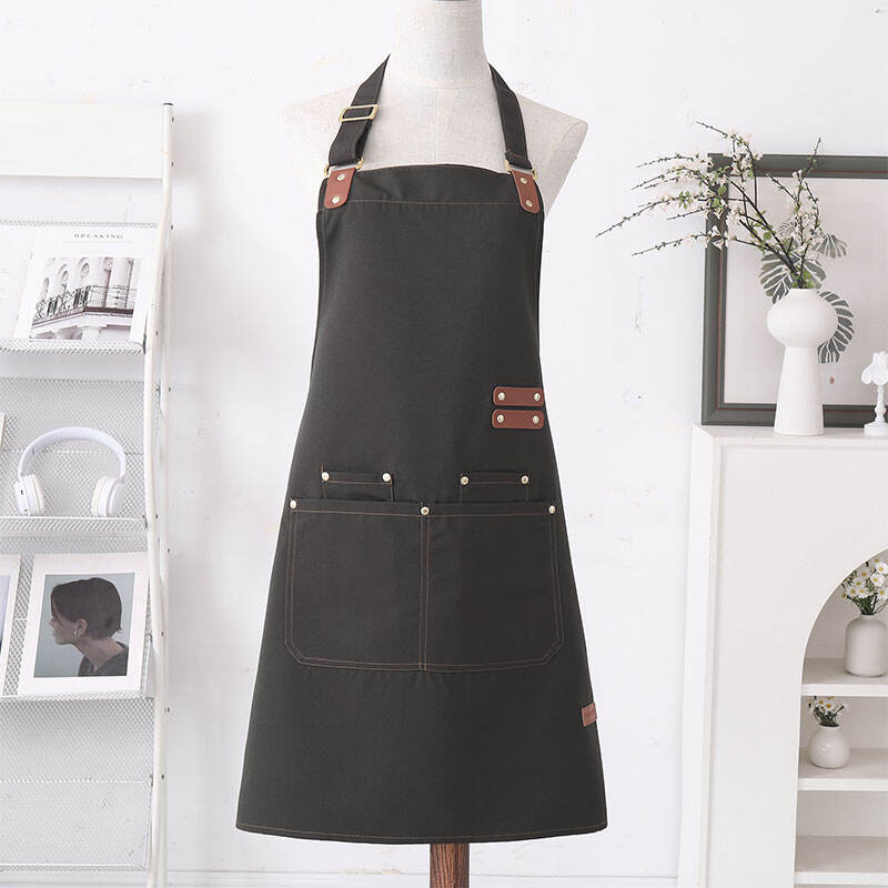 Home Cleaning Products Custom Logo Waterproof Canvas Adult Kitchen Cleaning Cooking Restaurant Chef Apron