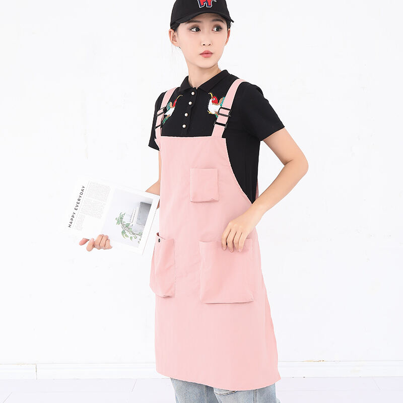  Wholesale Custom Printed Logo Waterproof Work Clothes Aprons for Household and Kitchen Advertising