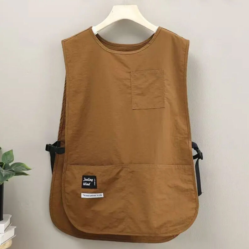 Cleaning Aprons Custom Unisex Women Vest Plus Size Double Sided Cobbler Vest Apron With Logo for Barista and Barbershop