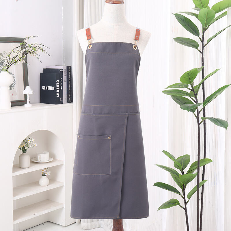 Custom Print Kitchen Cook Apron Chef Sublimation Waterproof Logo Adult Canvas Apron