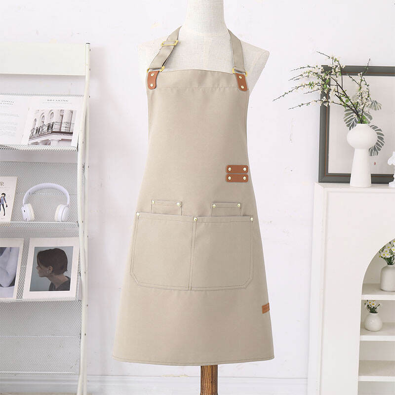 Home Cleaning Products Custom Logo Waterproof Canvas Adult Kitchen Cleaning Cooking Restaurant Chef Apron