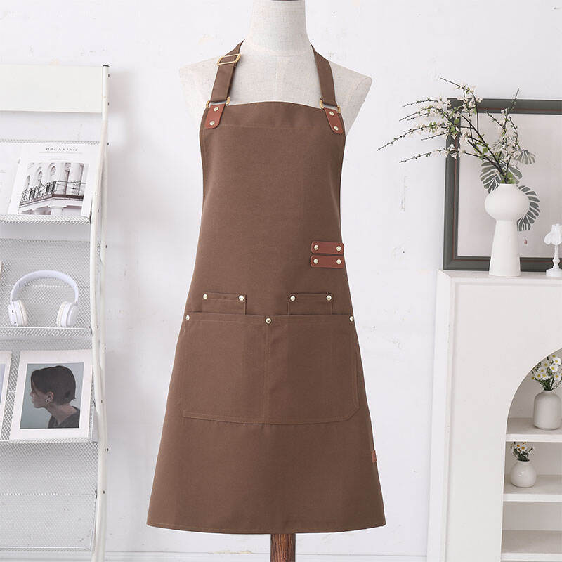 Home Cleaning Products Custom Logo Waterproof Canvas Adult Kitchen Cleaning Cooking Restaurant Chef Apron