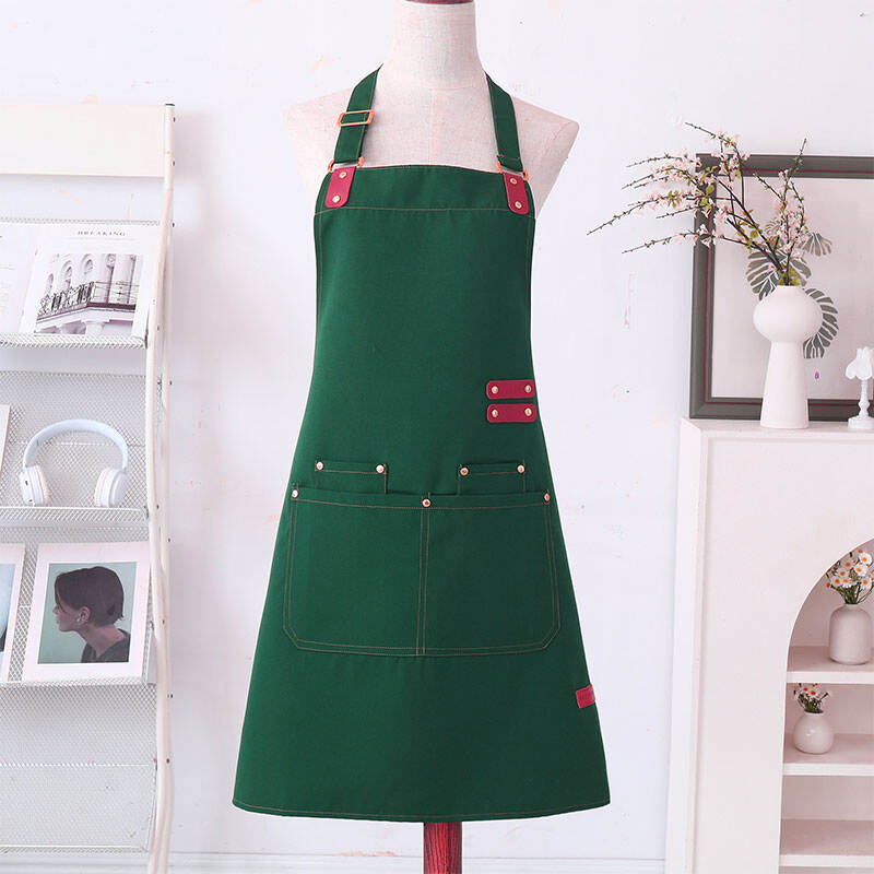 Home Cleaning Products Custom Logo Waterproof Canvas Adult Kitchen Cleaning Cooking Restaurant Chef Apron
