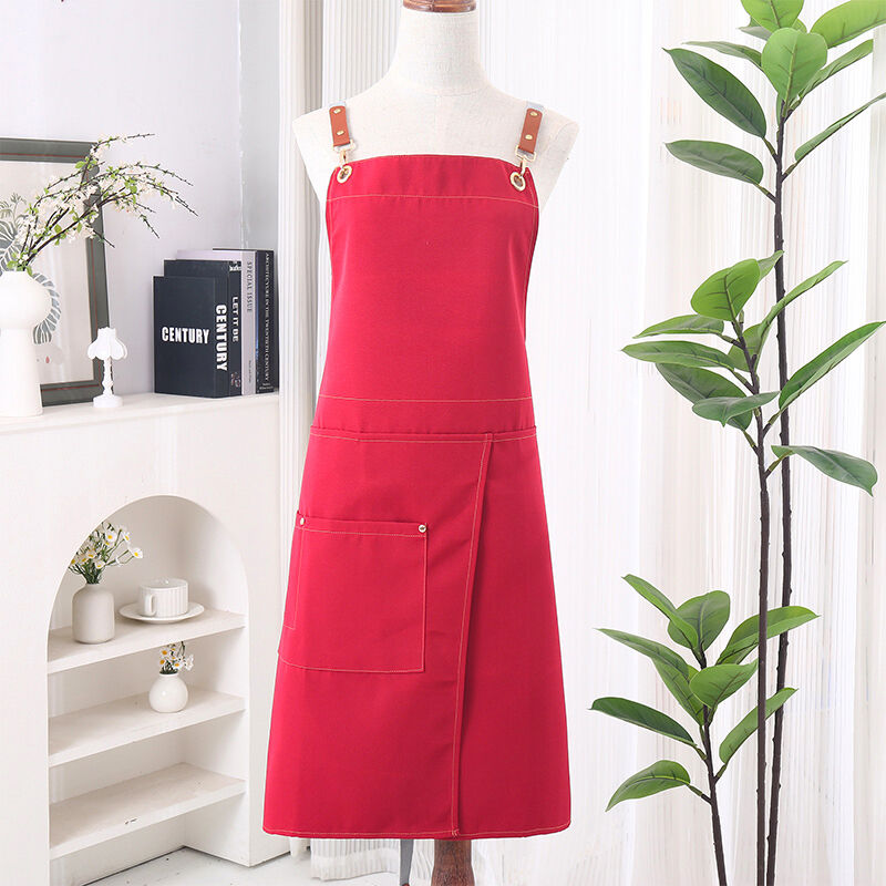 Custom Print Kitchen Cook Apron Chef Sublimation Waterproof Logo Adult Canvas Apron