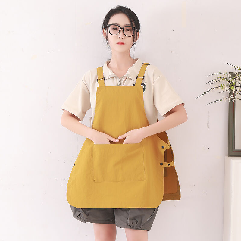 Fashion Design High Quality Taslon Fabric Japanese Chef Apron Kitchen Restaurant Coffee Shop Apron