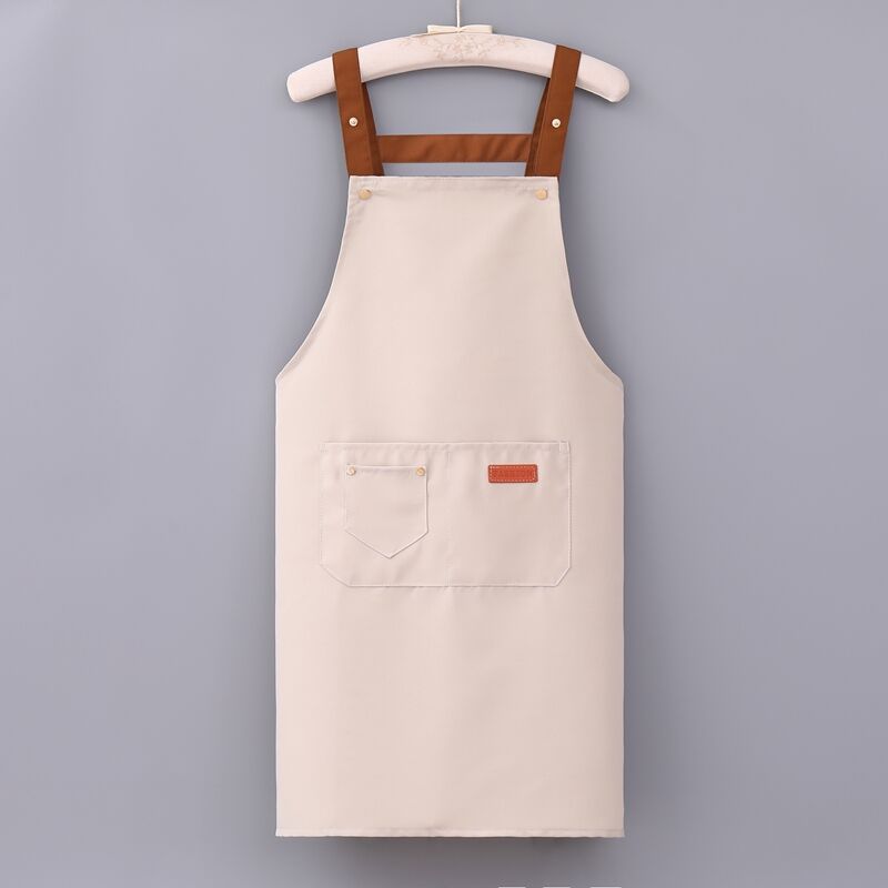 Custom Aprons Logo Polyester Cotton Fabric Kitchen Cleaning Chef Cooking Restaurant Apron for Adult