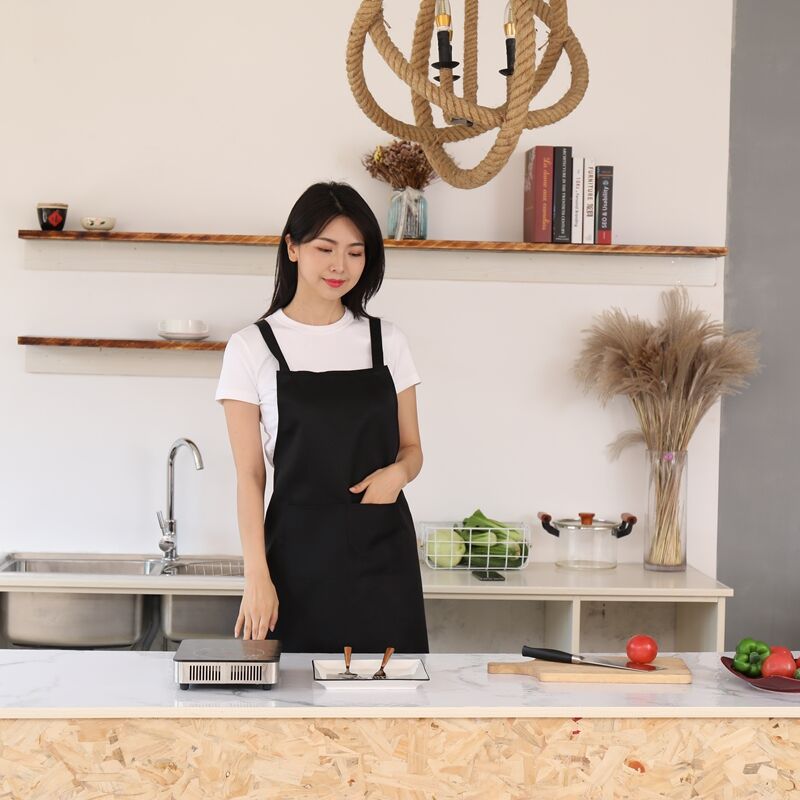 Zástěry pro salón, kuchyni, kuchaře, baristu, grilování, bar a kadeřníka, z polyesteru, kuchyňská zástěra pro ženy, pro personál restaurací
