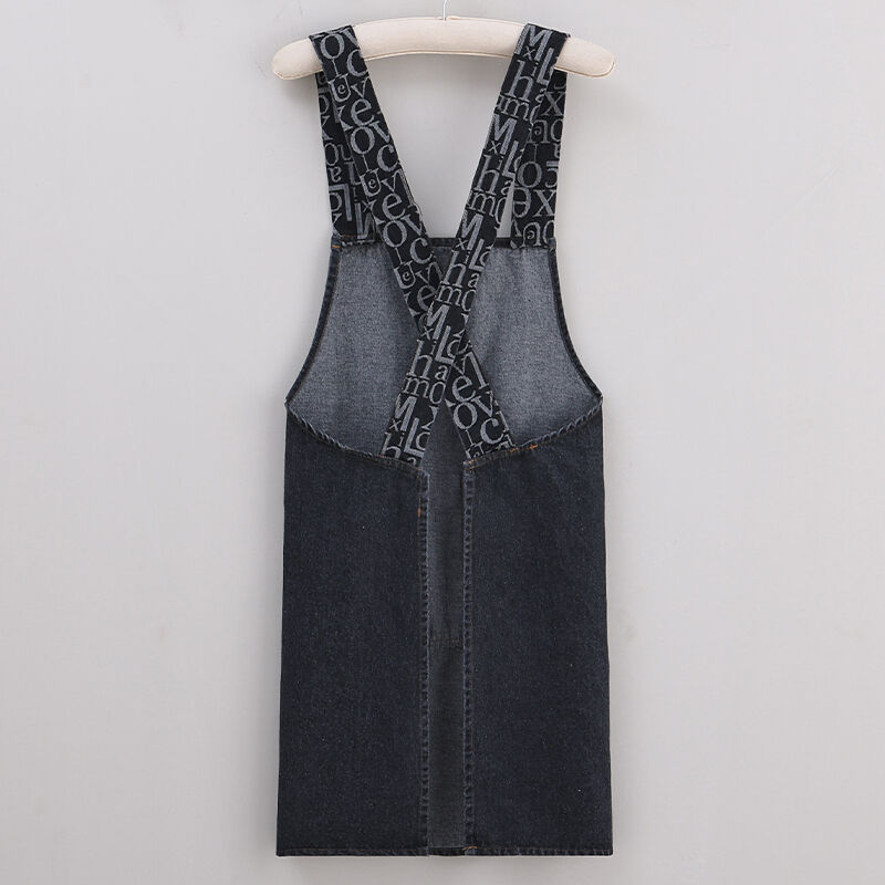 Custom Unisex Vintage Blue Jeans Restaurant Coffee Barista Bartender Denim Apron