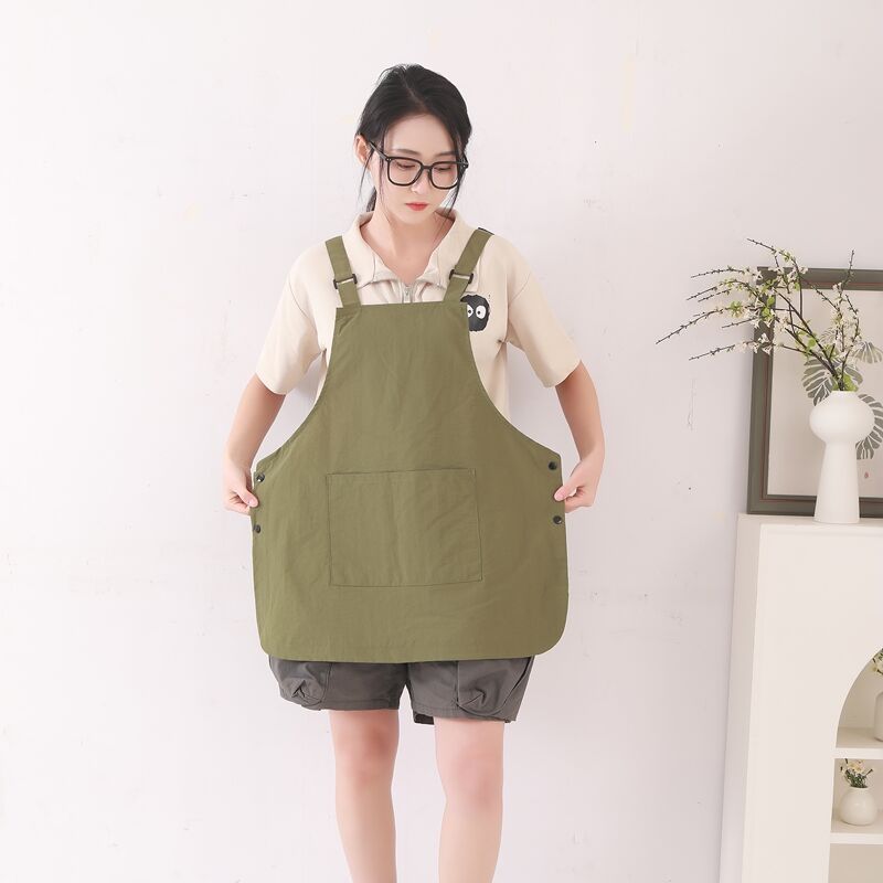 Fashion Design High Quality Taslon Fabric Japanese Chef Apron Kitchen Restaurant Coffee Shop Apron
