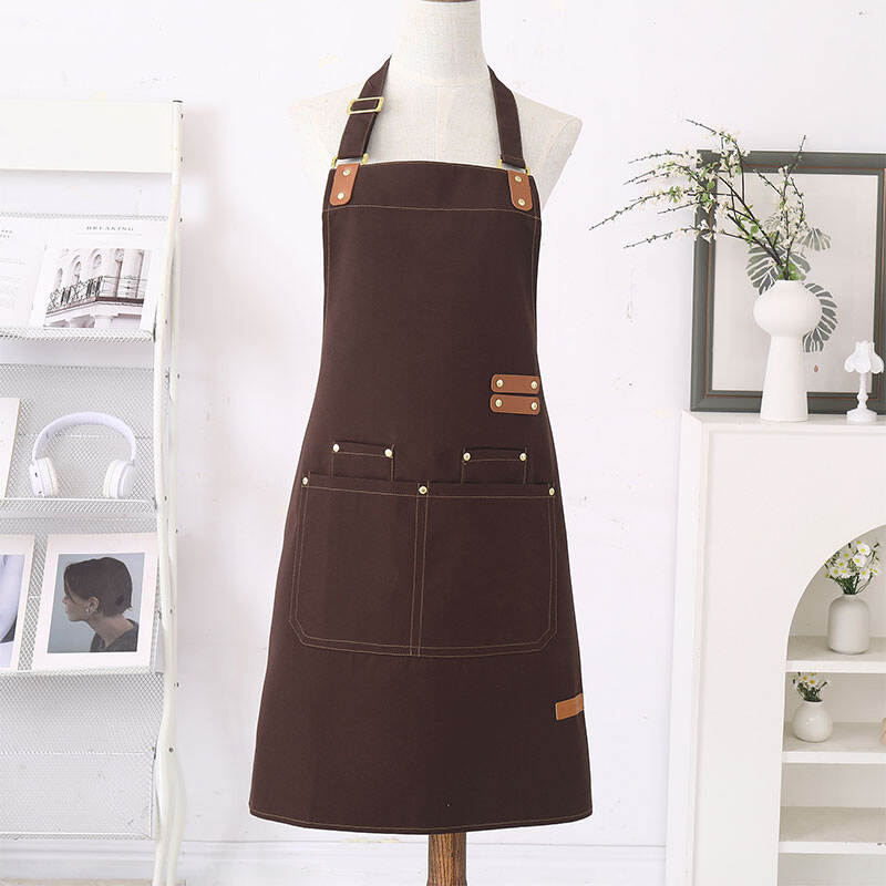 Home Cleaning Products Custom Logo Waterproof Canvas Adult Kitchen Cleaning Cooking Restaurant Chef Apron