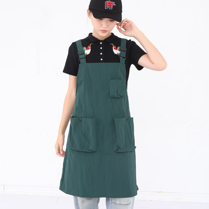  Wholesale Custom Printed Logo Waterproof Work Clothes Aprons for Household and Kitchen Advertising
