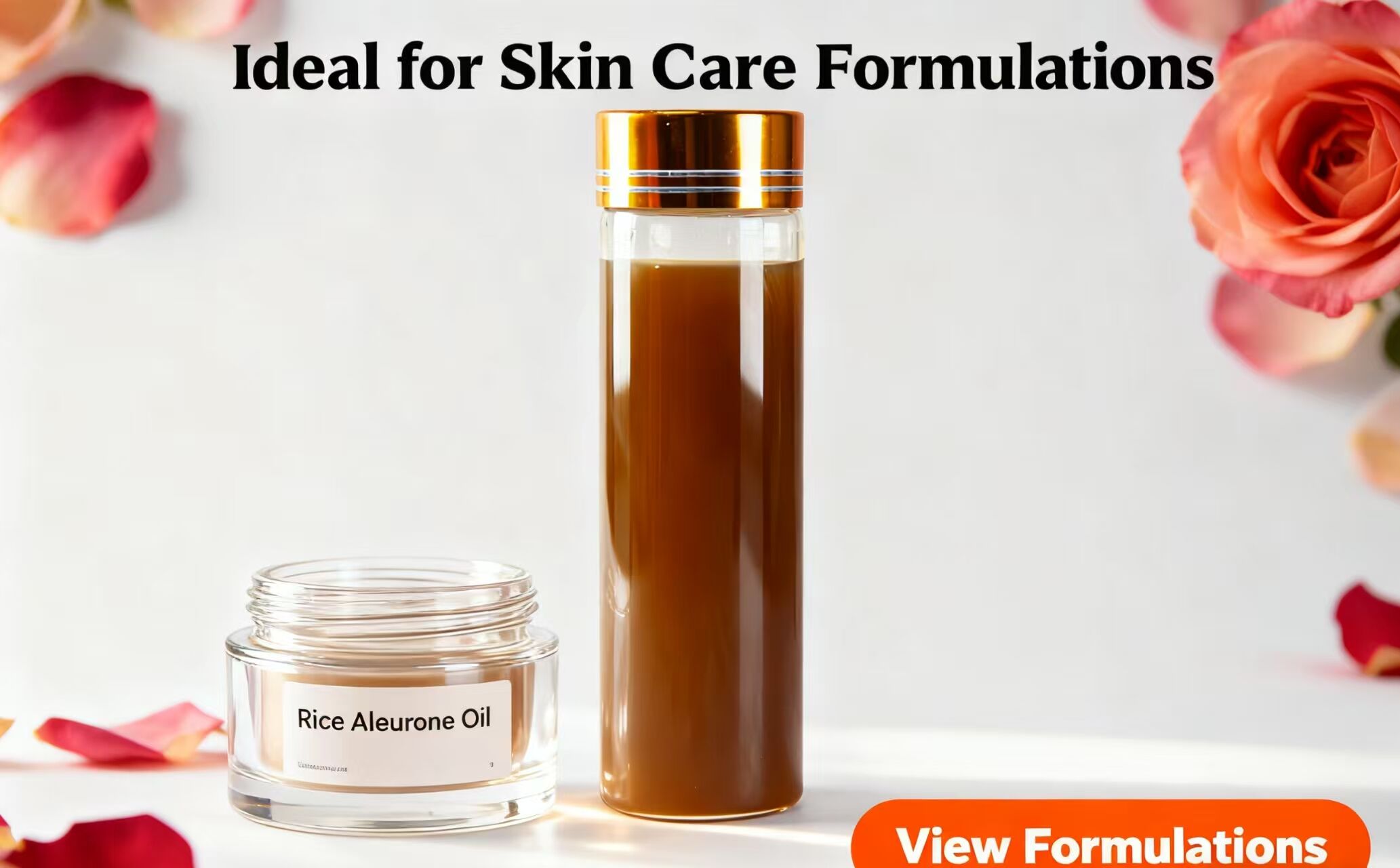 Cosmetic Grade Rice Bran Oil for Skin Care Formulation and Hair Care Products