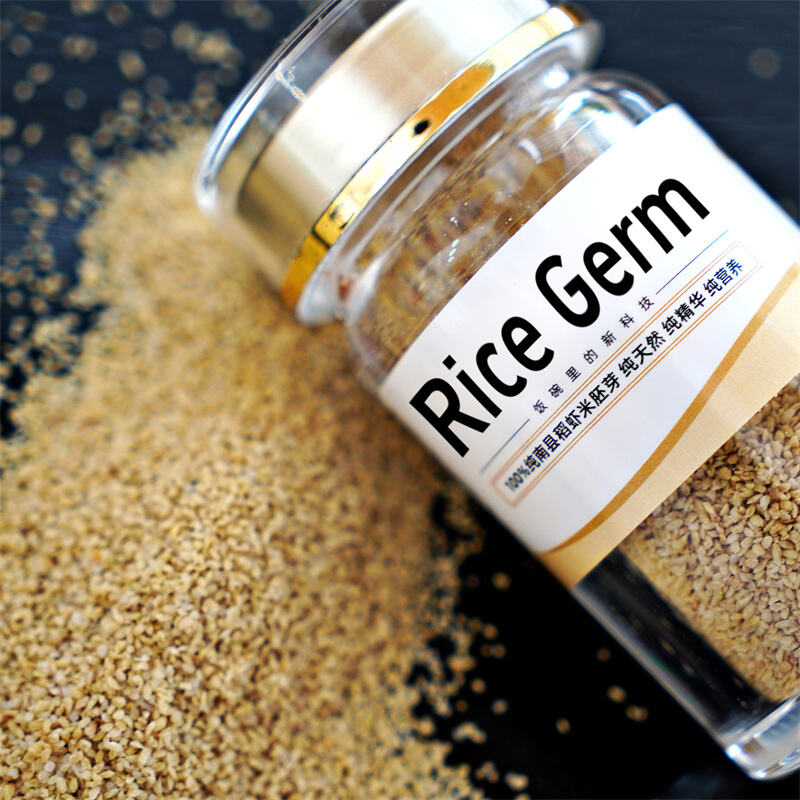 Defatted 60% Purity Rice germ is suitable as an auxiliary material for Infant and toddler food supplements，health product development，Daily chemical products and nutritional raw materials for leisure food development, functional beverages.