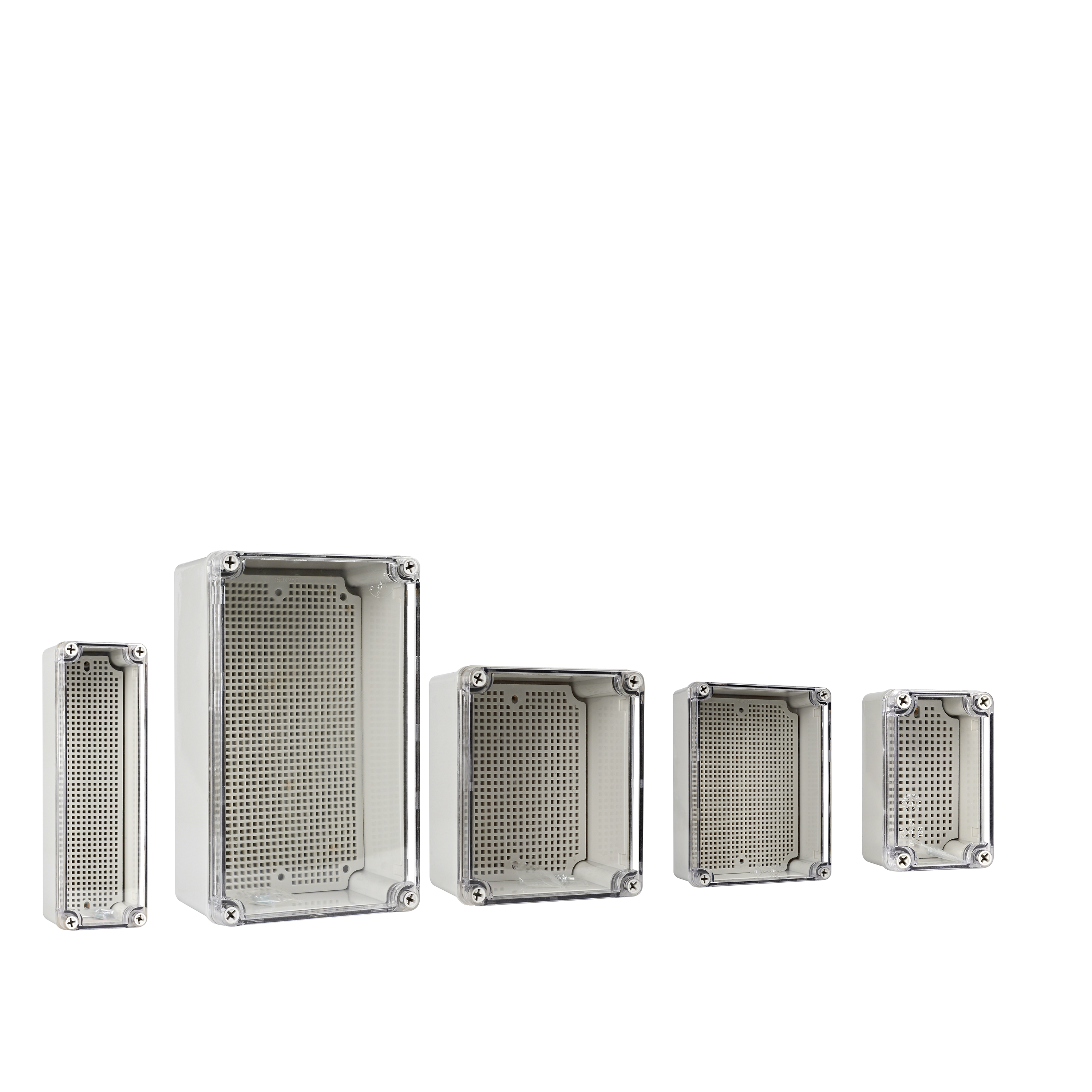 UL94-V0 Waterproof Outdoor Enclosure  Clear Cover IP68 Junction Box Electronics Instrument PC/ABS Plastic box