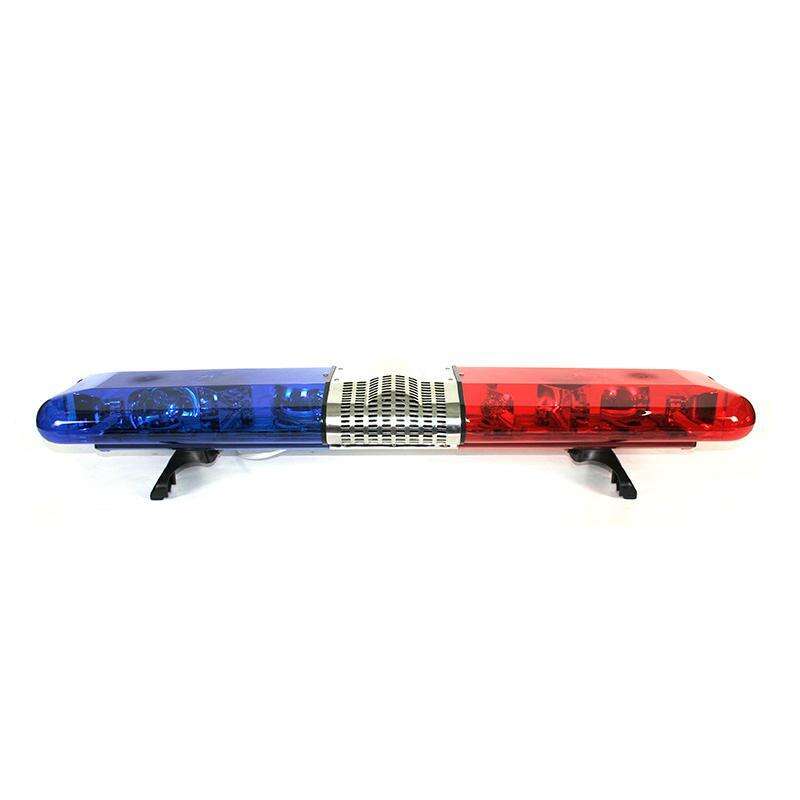 Halogen rotating police emergency warning lightbar
