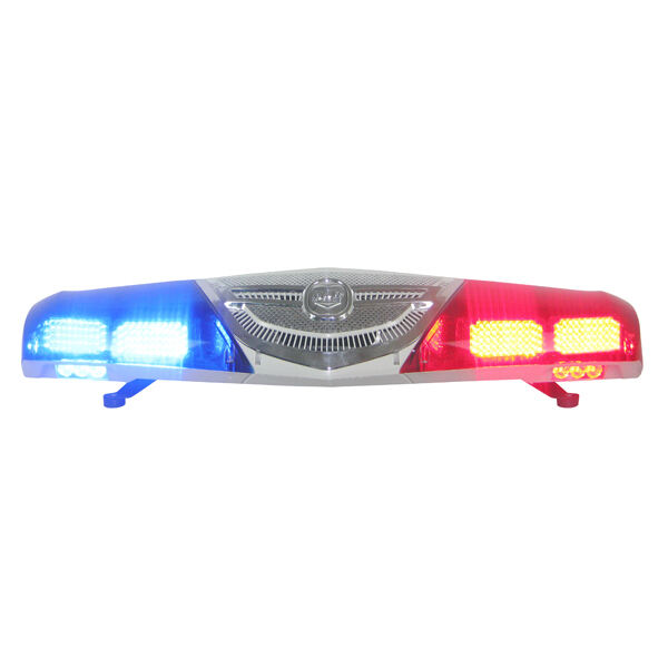 traditional police emergency warning lightbar