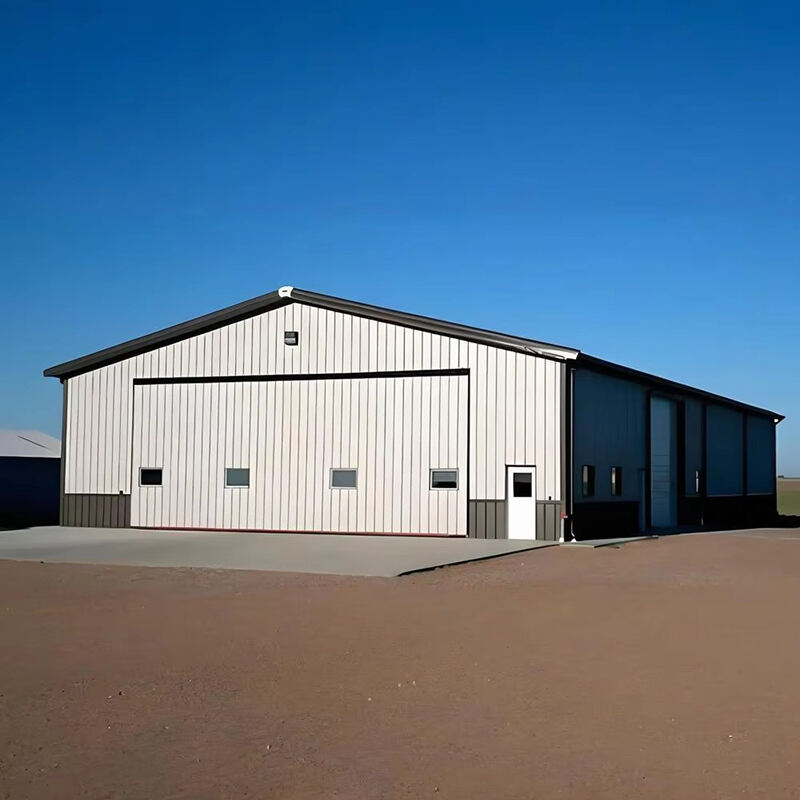 Pole Barn Kit Prefab Warehouse Sandwich Panel Steel Structure Building Steel Building