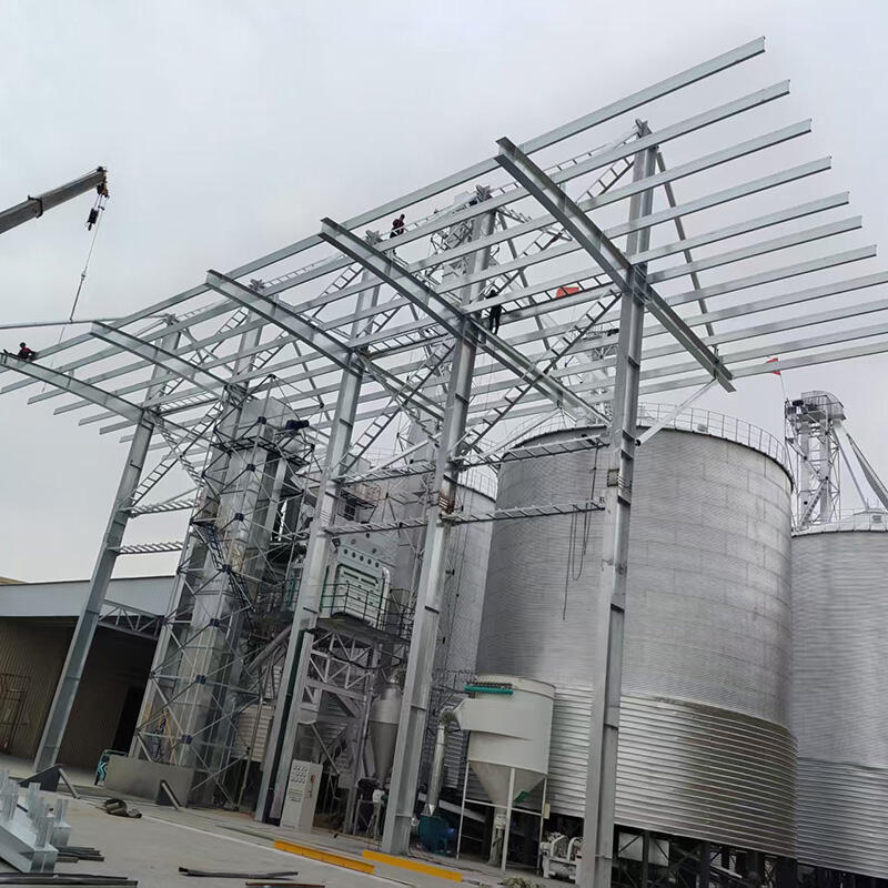 Pole Barn Kit Prefab Warehouse Sandwich Panel Steel Structure Building Steel Building (4)