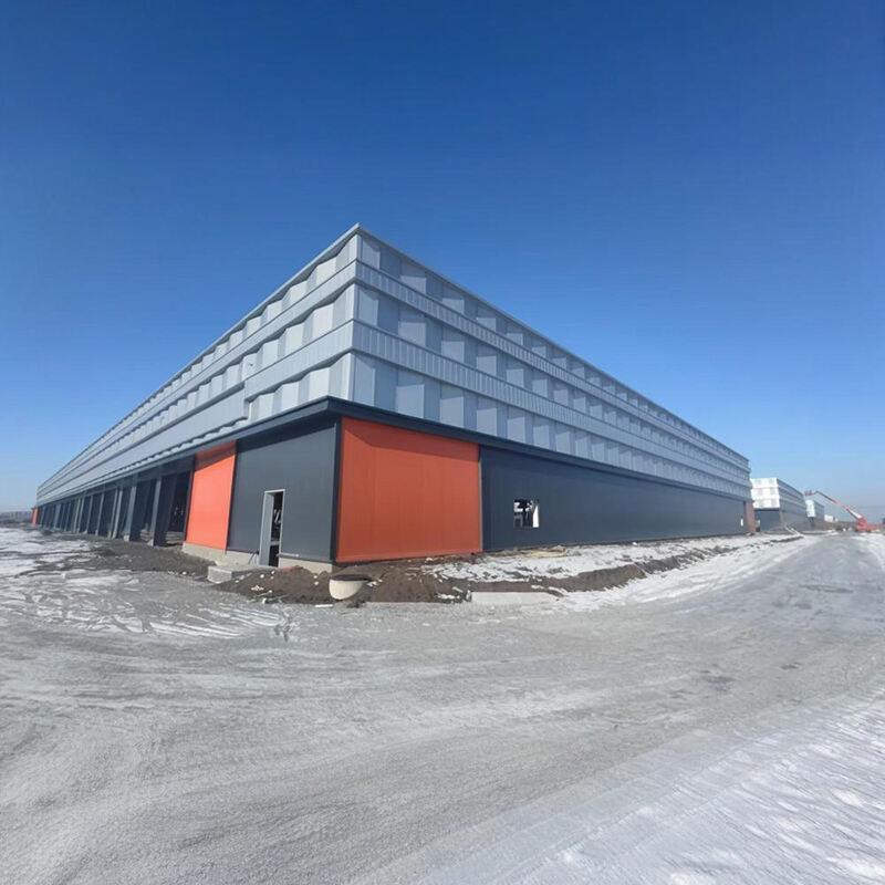 Large-Span Space Frame Steel Structure Prefabricated Steel Frame Roof Trusses Warehouse Metal Building Structures