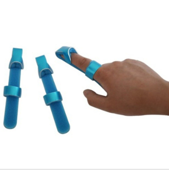 Medical Baseball Finger Splint With Alunimum And Foam