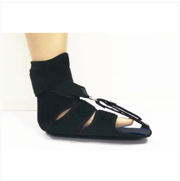 Foot drop braces dorsal night splint with adjustable straps for orthopedic rehabilitation