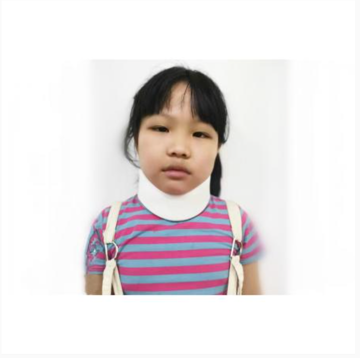 Paediatric soft neck brace Orthopedic cervical collar for youth kids with comfortable foam