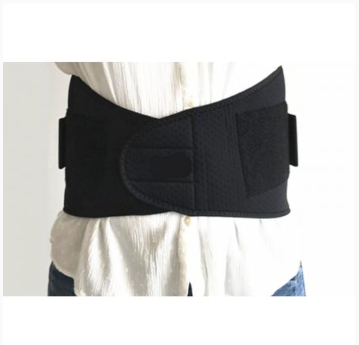 Lower spinal Back Support waist trimmer belt for lower back brace with splints