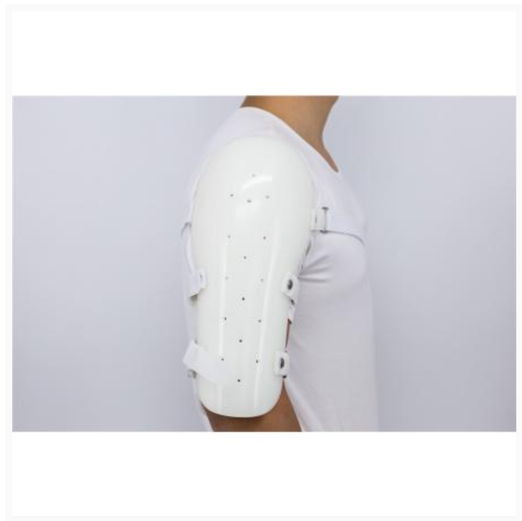 Adjustable Humeral Shaft Fracture splints and sarmiento braces for upper arm and shoulder