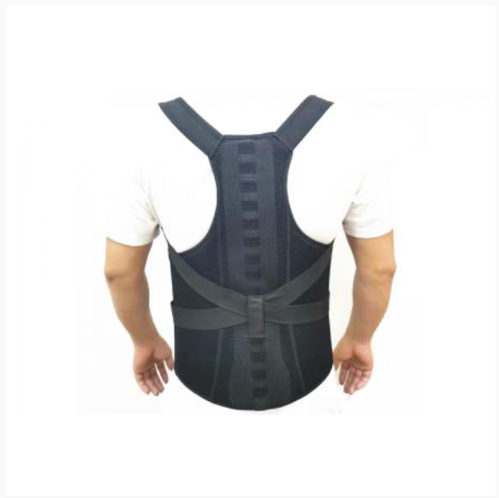 Posture corrector spinal back brace give compression and support to the upper and lower back （lumbar）