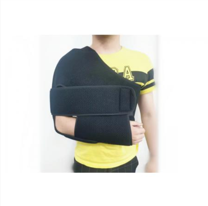 Medical shoulder vest brace immobilizing the shoulder-clavicular joint