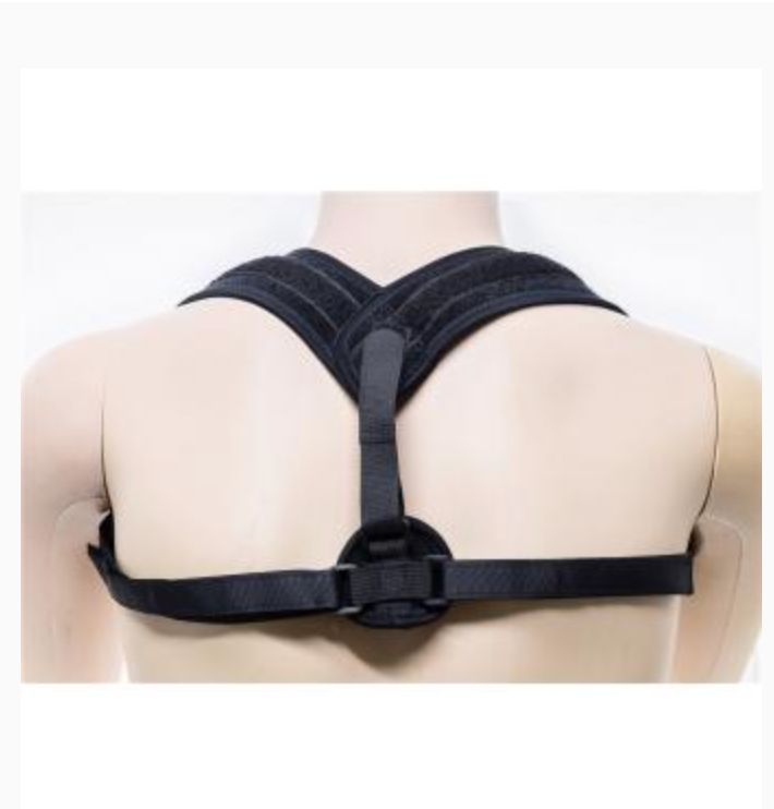 Breathable clavicle belts for upper spinal back support and posture corrector