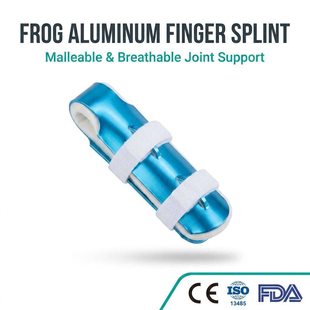 Aluminum Finger Splint With Straps