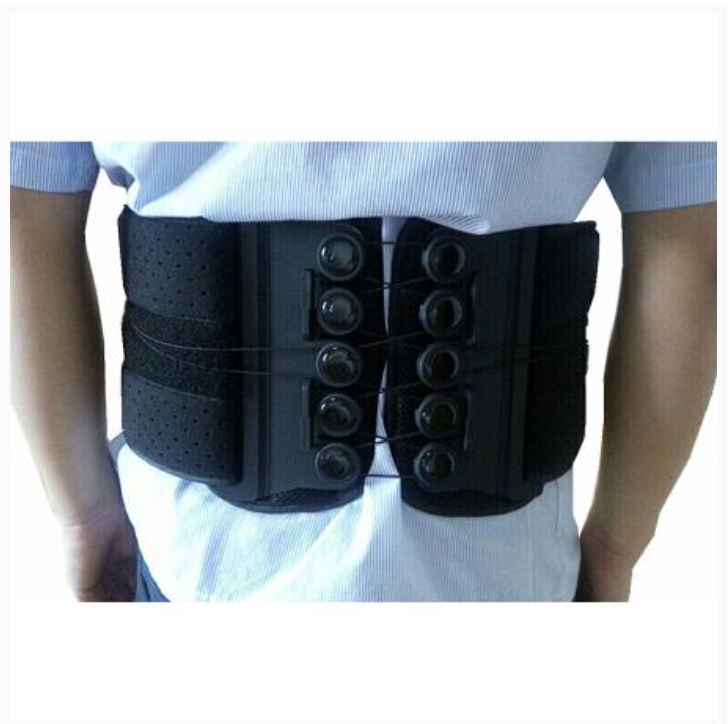 Adjustable Lumbo-sacral back brace with LSO mechanism and back belts 8 or 10 inches height