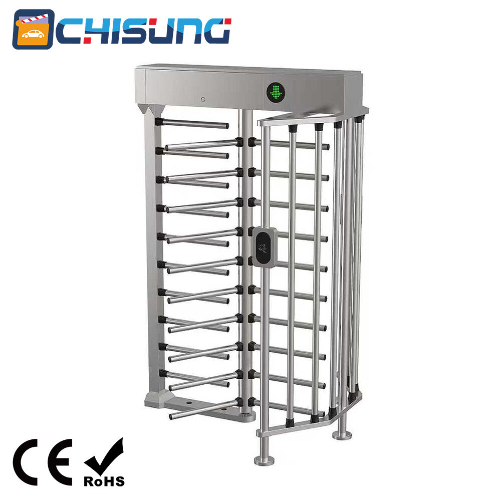 CSGM537-1 Full Height Turnstile 1400*1300*2230mm SUS304 Access Control for Ind/Out
