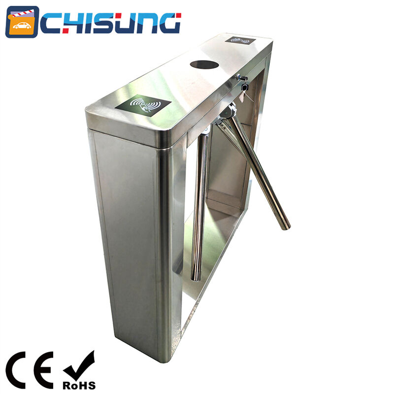 CSTSE011B Semi-Automatic Tripod Turnstile 1000mmL*250mmW*960mmH Customized Right Angle for Customers