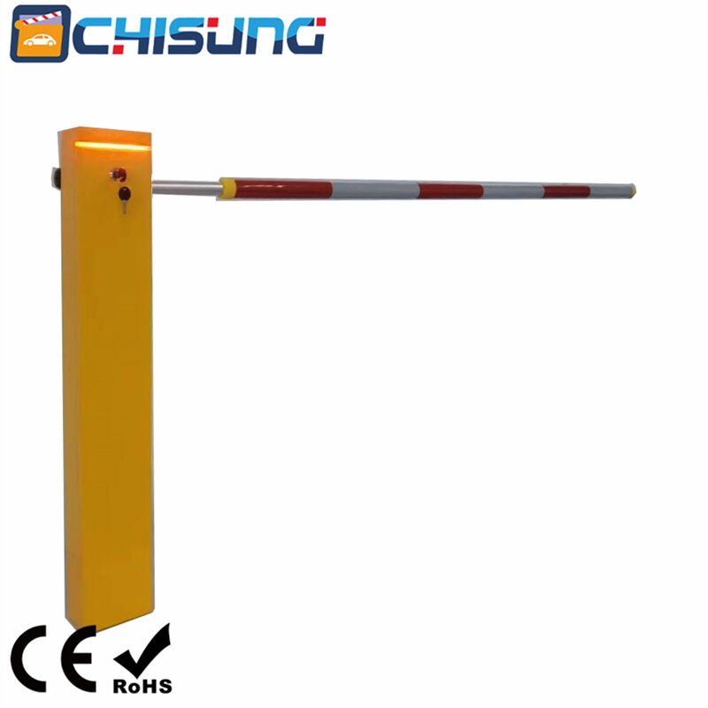 CSDZ211Mini Paking Barrier Gate Round Pole Cold Steel with Adjustable Speed & High Durability for Constrained Parking Lot Installation Spaces