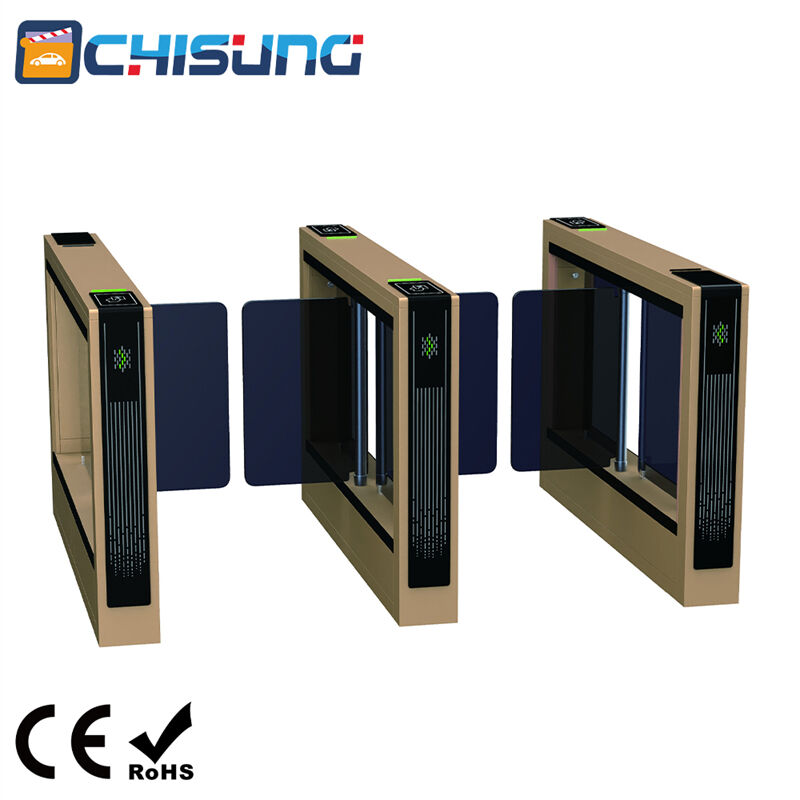 CSBZ215D Speed Swing Gate for High-end Indoor Venues Self-developed Motor Cold-rolled Steel Sheet Housing Aluminum alloy Mechanism