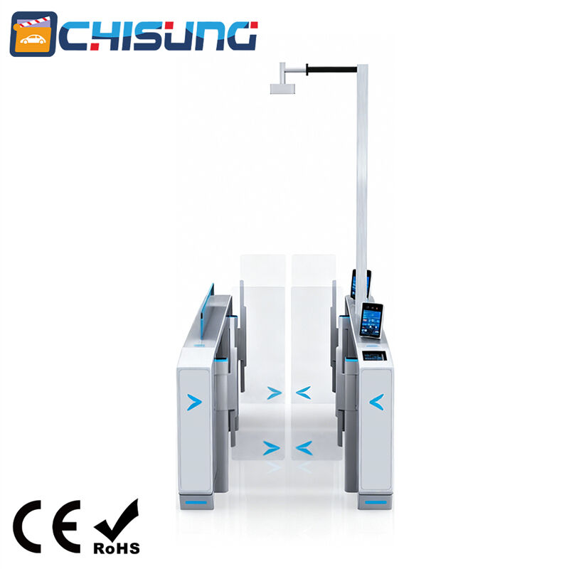 CSM3621 Servo Motor Speed Gate L3200xW210xH1020mm Premium Design Cold-Rolled Steel 18-Infrared Safety Multi-Mode Access Control