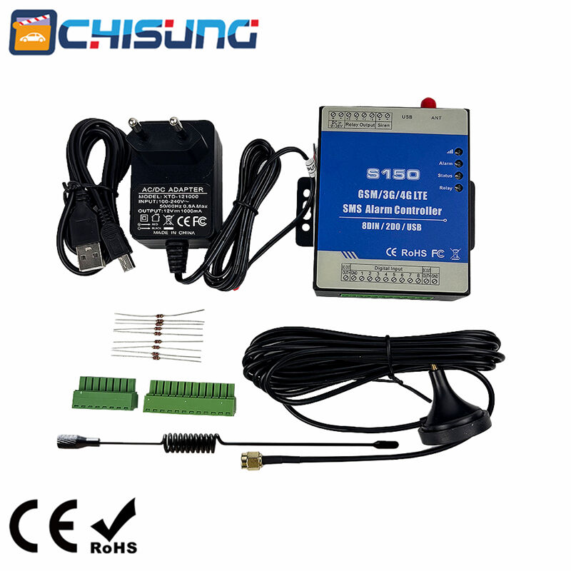 Controlador de alarma S150 4G LTE GSM con SMS, 8 entradas digitales, 2 ...