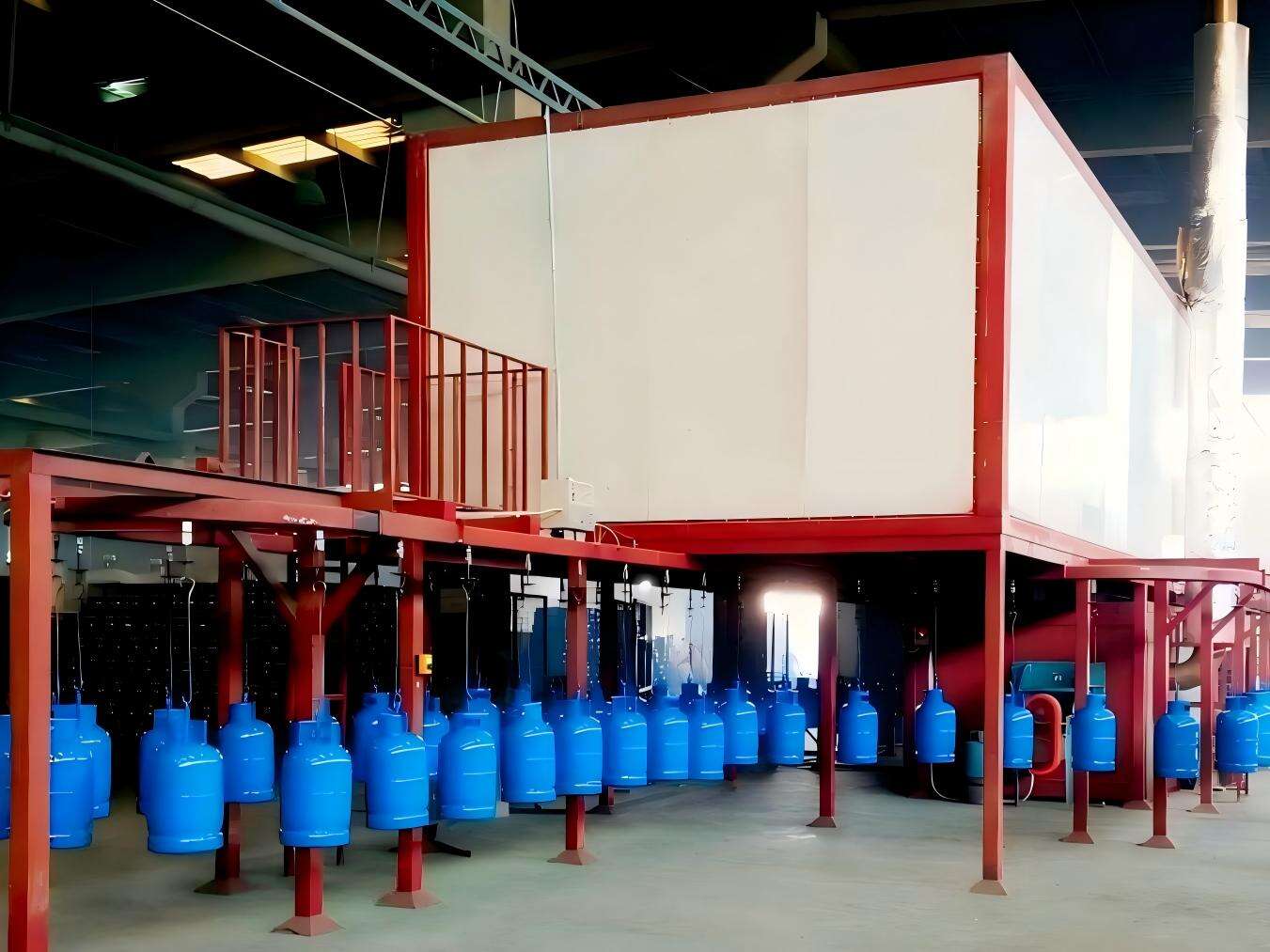 Gas Cylinder Spray Powder Production Line